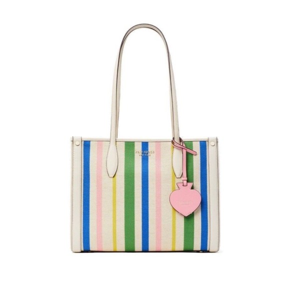 kate spade new york Handbags - Kate Spade New York Market Breezy Stripe Tote Parchment Multi NEW